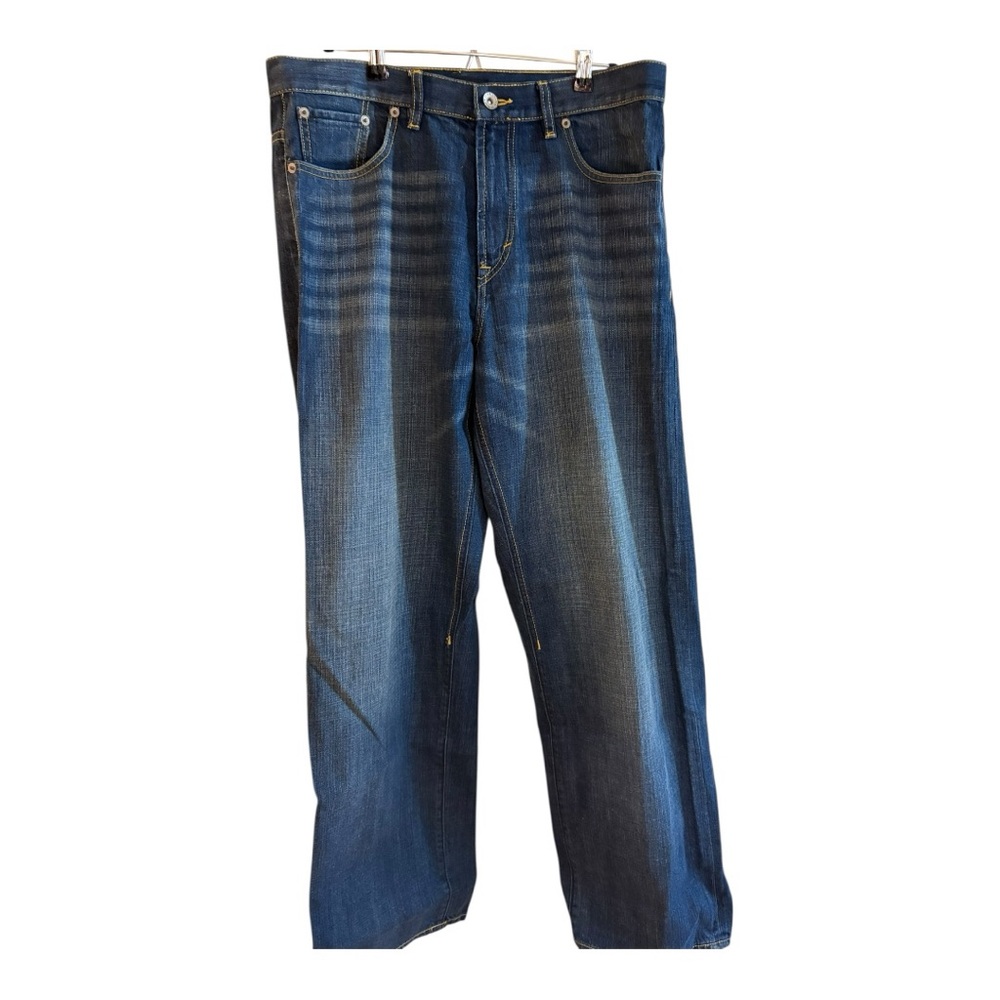 Sean John jeans dark wash denim with a straight leg fit size 32” - Picture 2 of 6
